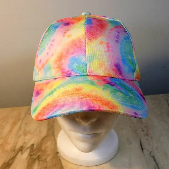 *REDUCED* LAST ONE! Pretty pastel colored tie-dye baseball hat cap - Picture 2 of 8